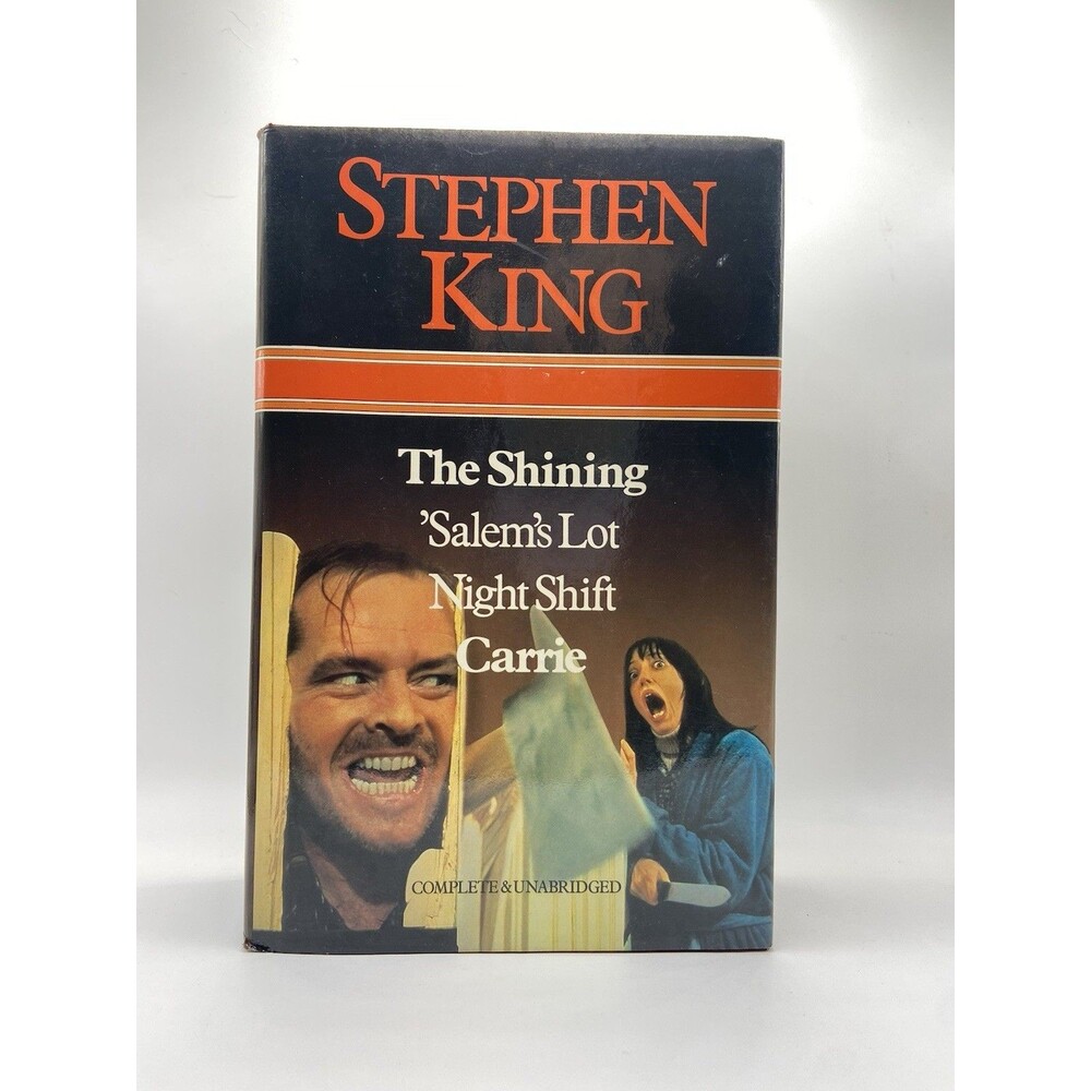1981 Stephen King Omnibus Carrie Shining Salem's Lot Night Shift HB DJ Heinemann